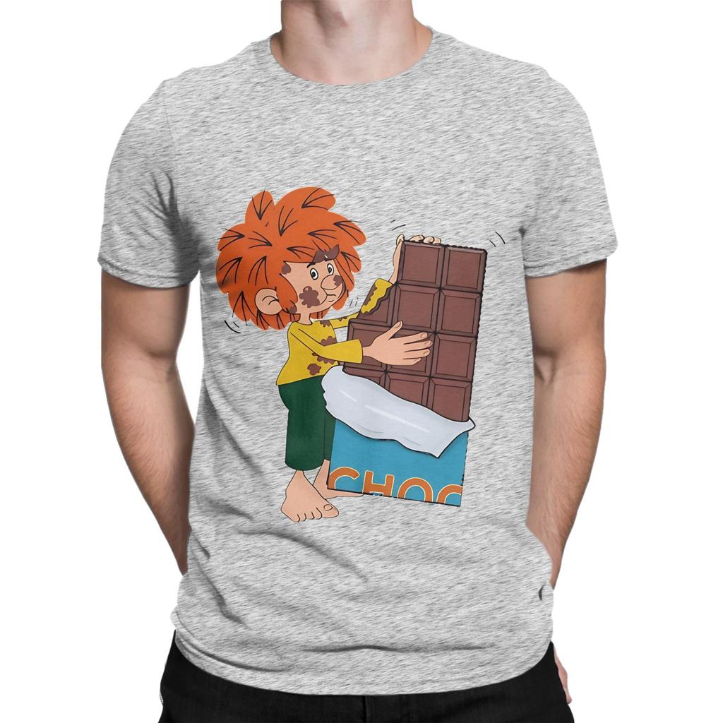 Pumuckl Eats Giant Chocolate Novelty 100 Cotton Tshirt Pumuckl Tops Tees For Unisex