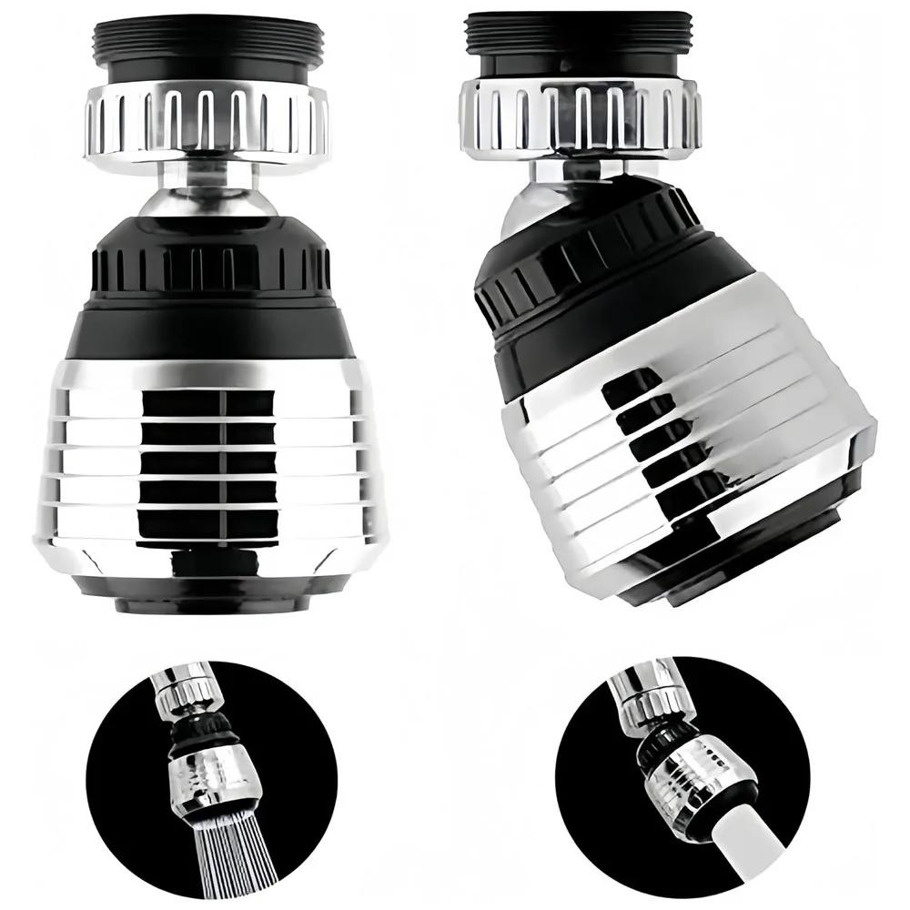 360° Swivel Water Saving Tap Aerator Replaceable Filter Mixed Nozzle Kitchen Bathroom Faucet Bubbler