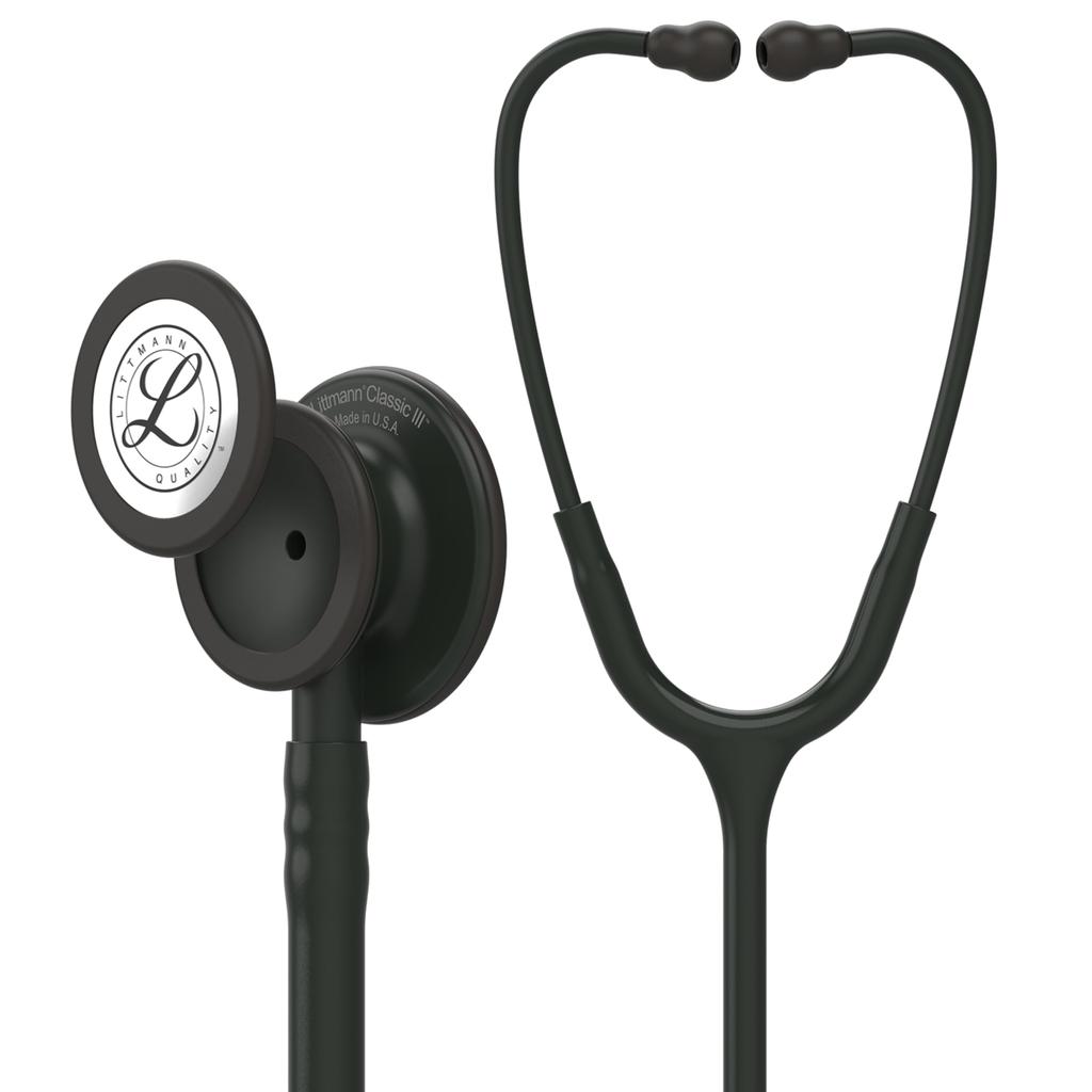 Littmann Classic III 5803 Stethoscope, Black/Black Finish,