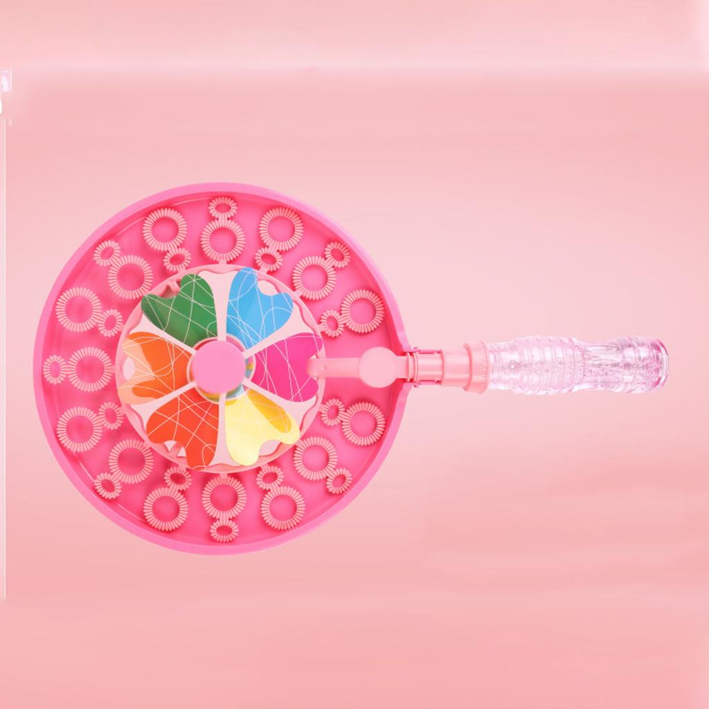 Windmill Bubble Wand Detachable Multi Hole Children Pinwheel Bubble Blower for Travel Outdoor
