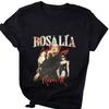 Rosalía Career Collage Black T-Shirt