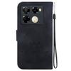 For Infinix Note 40 Pro 5G/Note 40 Pro+ Wallet Case Lotus Imprint Leather Stand Phone Cover