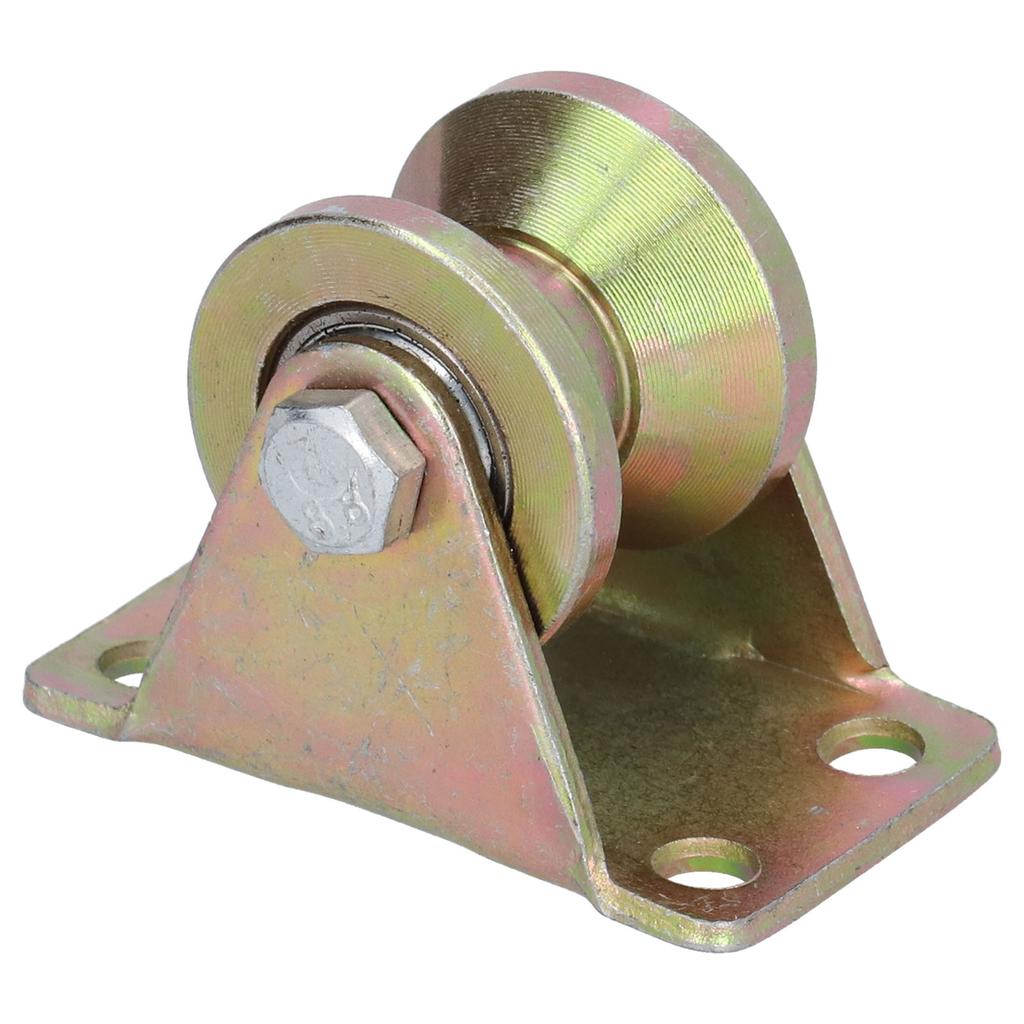 32mm V?Type Groove Wheel Heavy Duty Wire Rope Rail with 2.5mm Bracket for Moving Door