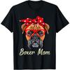 Boxer Mom Dogs Mothers Day Dog Lovers Gifts For Women Cotton Men T Shirt