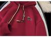 Felpa con Cappuccio Unisex Stampa Cuccioli Autunno/Inverno 2025 - Trendy Vestibilità Larga Manica Lunga