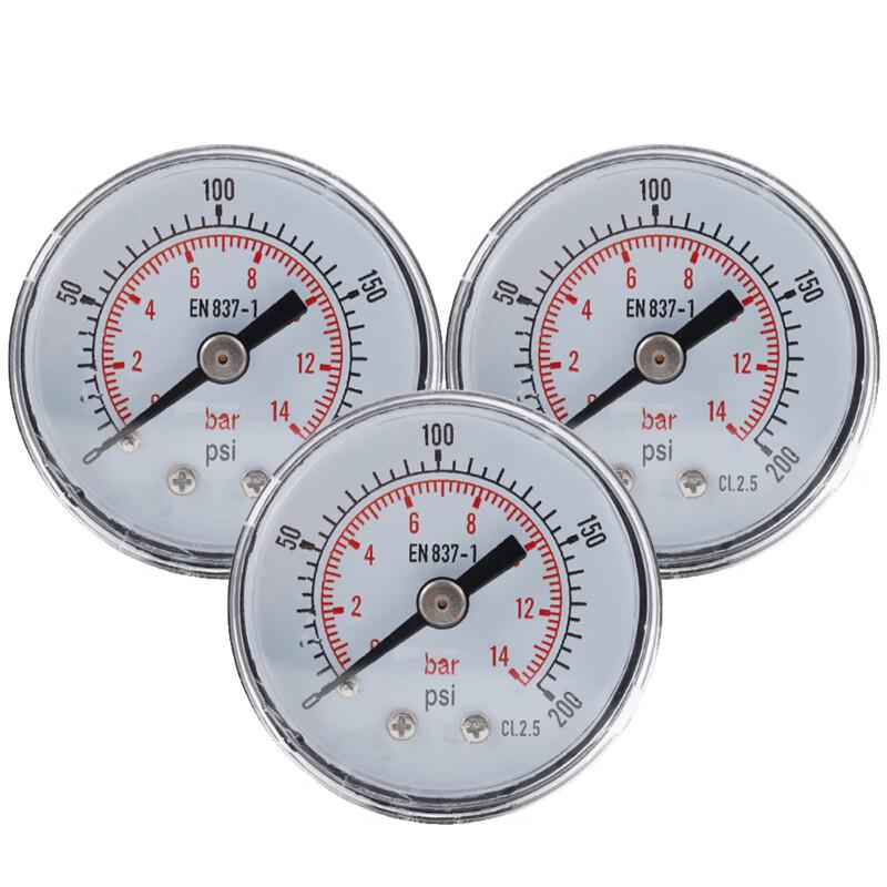 Yuzhuxun Pressure Gauge, 0-14bar / 0-200psi (CN Version)