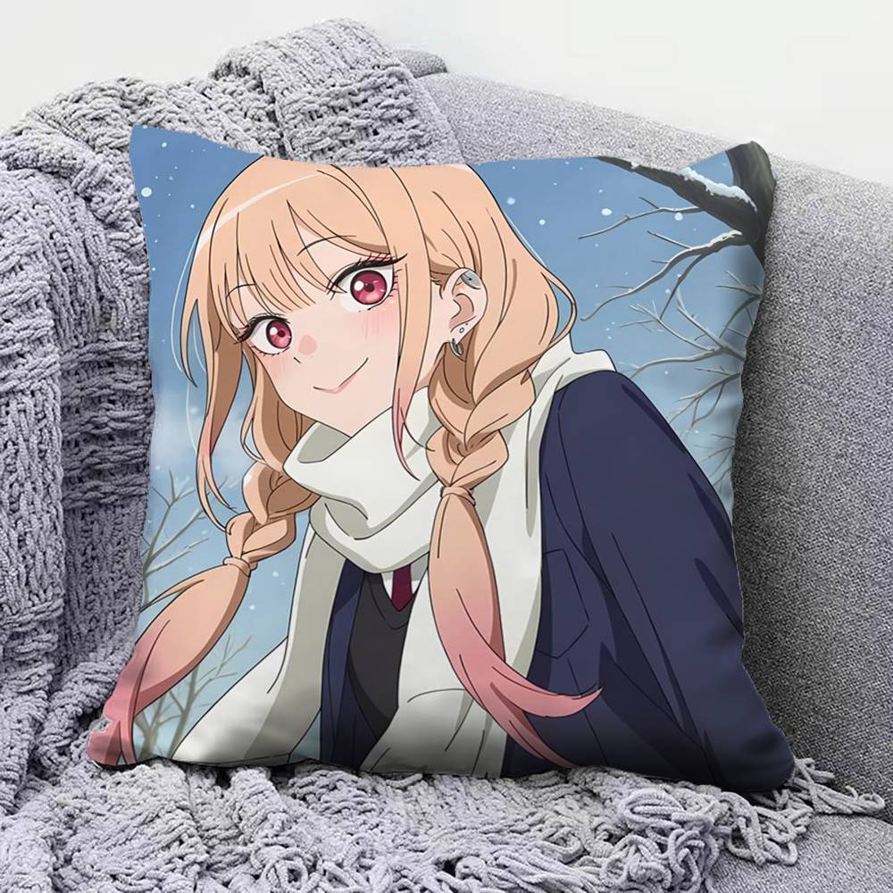 

My DressUp Darling Marin Kitagawa Home Sofa Cushion Covers and Aecorative Custom Pillow Covers 30x30 cm