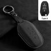 In Stock Cross-Border Factory  Key Fob Covers for Peugeot 508L 4008 408X 308 5008 Suede Car Keychain Accessories