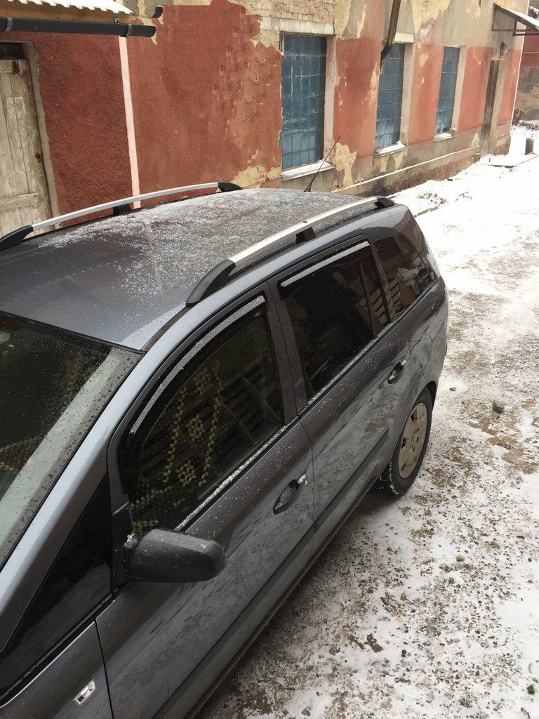 Рейлинги алюминиевые (Caravan, хром) для Opel Zafira B 2005-2011 гг