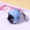 Bravery Helmet Keychain Pendant - Baishatun Mazu Festival Souvenir