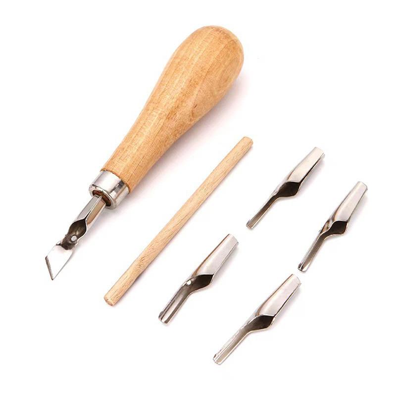

Carving Tool Practical Beginner DIY Portable ABS LInoleum Cutter Multifunctional Art Supplies Ergonomic School Engraving Tools