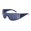 Retro Frameless Windproof Sunglasses Women'S Personality Street Trend Large Frame Sunglasses Women'S Glasses