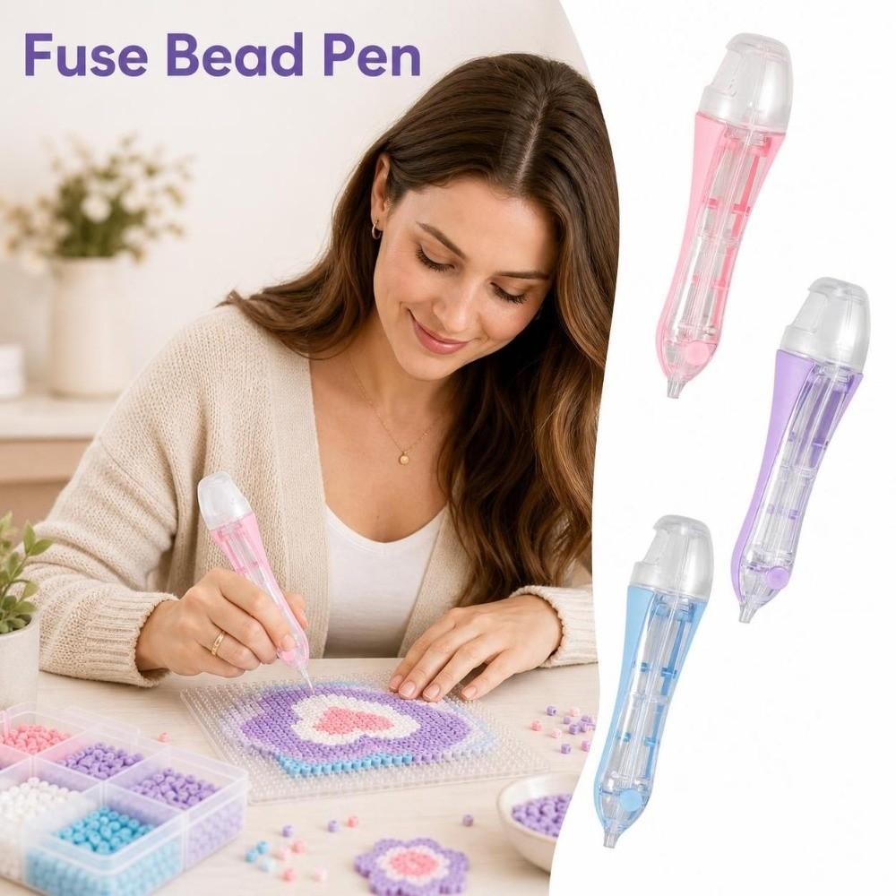 2.6mm Tip Fuse Bead Pen Automatic Perler Bead Dispenser Bead Positioning Pen DIY Crafts Project