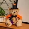 Halloween Teddy Bear Plush Doll With Witch Costume For Festival Decorations And Gifting