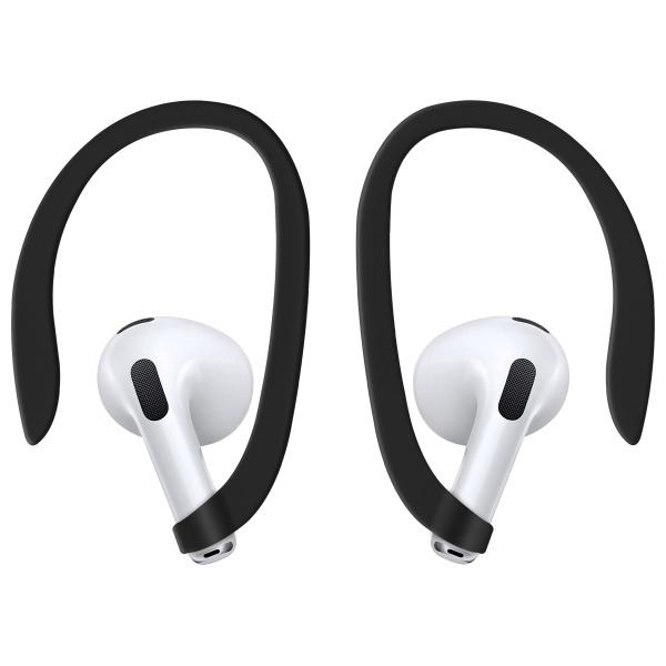 UNIQ Nexo AirPods 4 + Ear Hooks Silicone case black/black