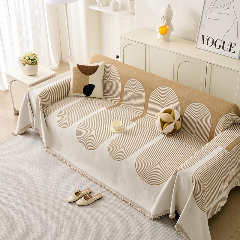 Chenille Sofa Cover Cloth All-Season Anti-Scratch Sofa Towel A Complete Full Cover Blanket Is Machine Washable And Easy To Wash
