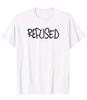 REFUSED Print Mens Unisex T-SHIRT Sizes S M L XL XXL 3 4 XL Black, White