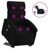 Vidaxl Lift-Up Massage Chair, Electric, Reclining, Black