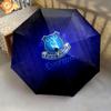 Vzor fotbalového klubu Everton, automatický skládací deštník, přenosný a skládací design, 8 drátů, vánoční nebo narozeninový dárek.