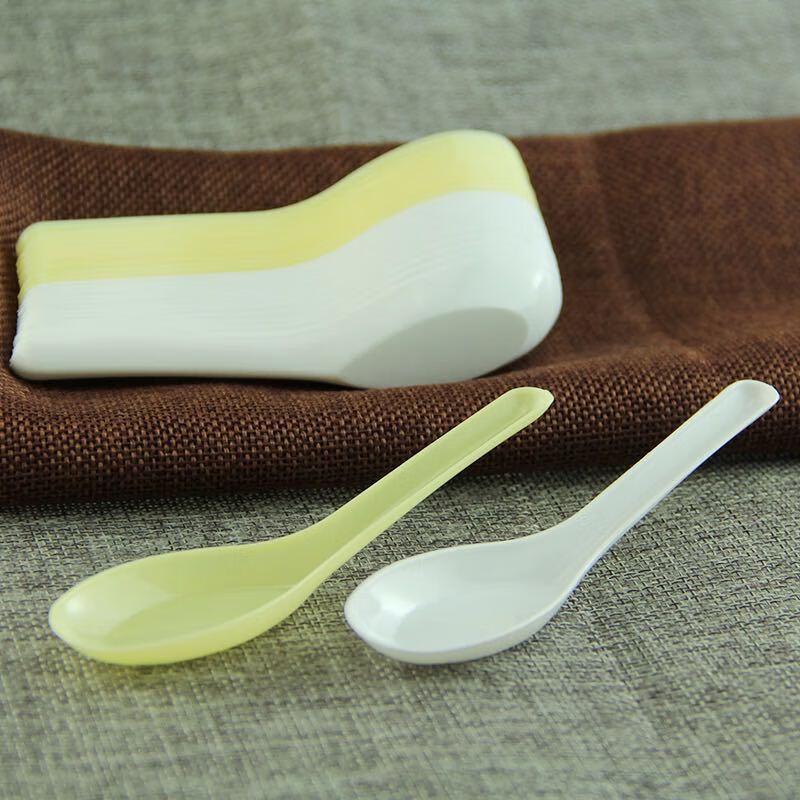 Horned Pansy S103 Thickened Disposable Plastic Spoons
