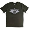 The Beastie Boys Black White Logo T-Shirt Green New