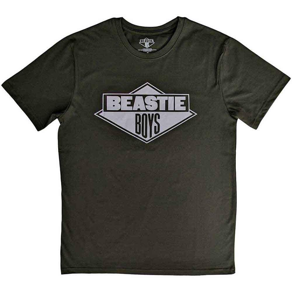 The Beastie Boys Black  White Logo T-Shirt Green New S