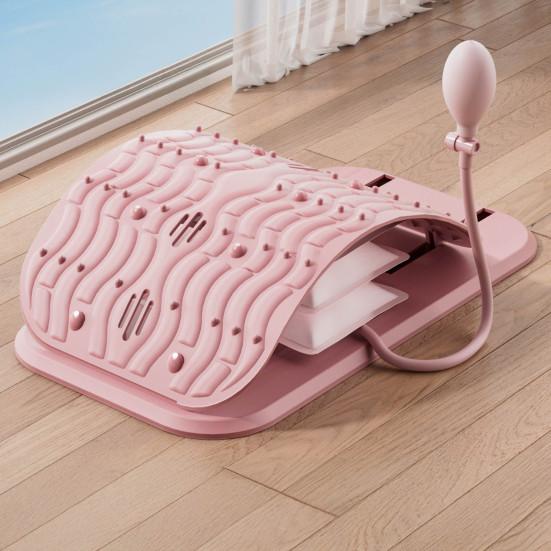 Back Stretcher Adjustable Lumbar Traction Device Pain Relief Ergonomic Spine