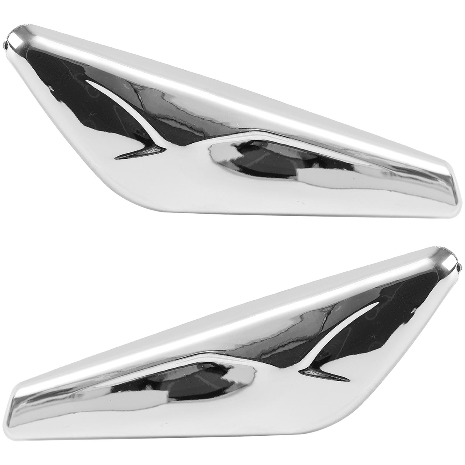 

Боковой габаритный фонарь поворотника, накладка на фару, передний левый и правый для BMW X3 F25 X4 F26 2013-2017 51117338569 51117338570 серебряный