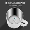 304 Stainless Steel Double-Layer Anti-Scalding Tape Cover Mouthwash Cup Coffee Cup Tea Cup Printable Gift