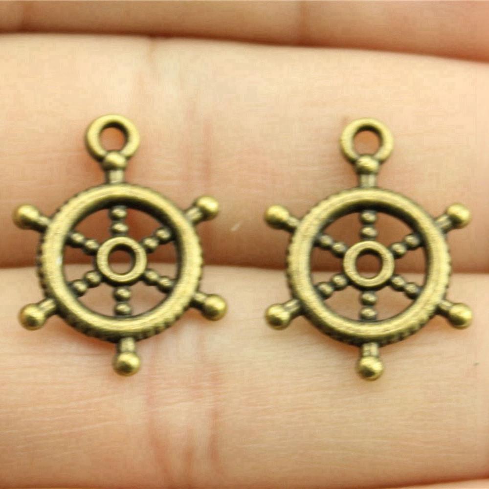 Charms Airplane Ship Pendants Minimalist Jewelry Components QC001