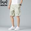 MaoRen Men's Summer Pure Cotton American Style Casual Shorts
