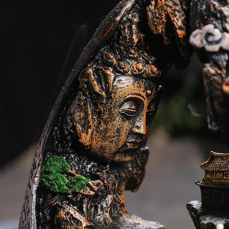 Kadzielnica Wishing Dragon Line Kreatywny ceramiczny kadzidło Zodiac Dragon King Wkładane siedzisko Zen Tea Ceremonia kadzidło na biurko