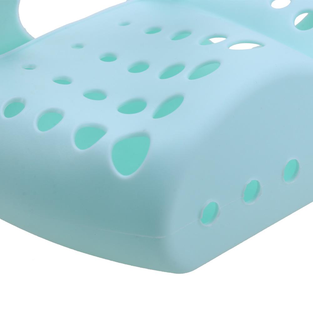 Housing Kitchen Shelves Rack Kitchen Sponge Holder Storage Basket(Blue)