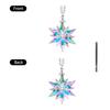Crystal Snowflake Suncatcher Decorative Crystal Snowflake Star Pendant Suncatcher