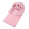 Foldable Kids Sofa 2 In 1   Open Cute Sofa Bed for Living Room Bedroom Crown Pattern Pink