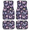 Butterfly Full Print Car Floor Mat Four-Piece Floor Mat Car Truck Universal
