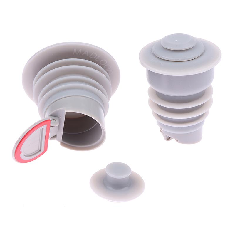 Shower Drainer Bathroom Accessories Silicone Sewer Pipe Sealing Ring Water Pipe Plug Floor Drain Anti Odor Sewer Seal Stopper