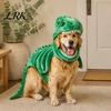 Costume di Halloween per Cani, Costume Scheletro Dinosauro per Animali Domestici, Vestito, Costume Divertente Cosplay per Cani Gatti, Abbigliamento Trick or Treat Morbido Poliestere