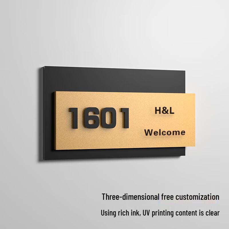 Luxury Luminous Smart House Number