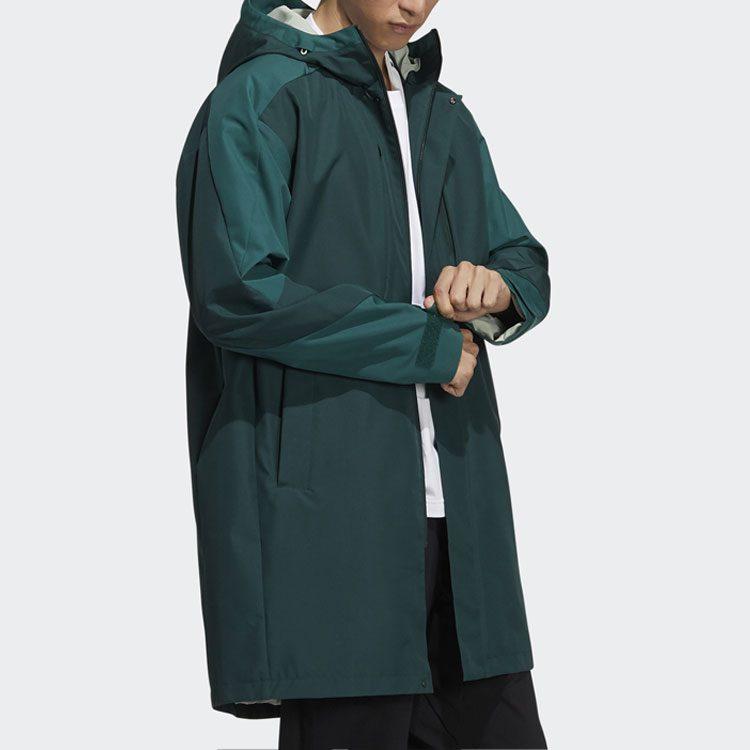 adidas Jackets Men's Green Hooded Moderate Other H39268