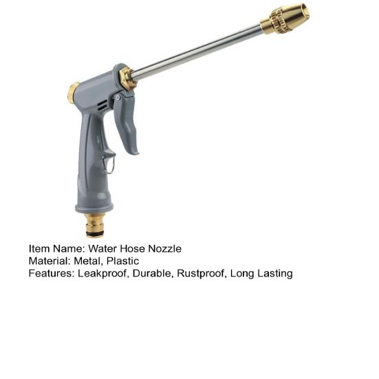 Duză pentru furtun de apă Mod de pulverizare reglabil de înaltă presiune Conector rapid rezistent la scurgeri Pulverizator rotativ universal versatil Instrument de spălat auto de uz casnic