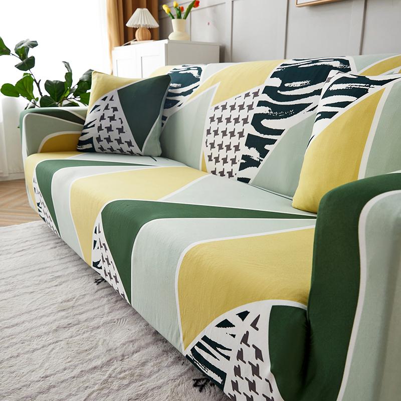 Stretch Couch Cover All-Inclusive Sofa Slipcovers For Kids Pets Washable Universal Furniture Protector With Elastic Bottom