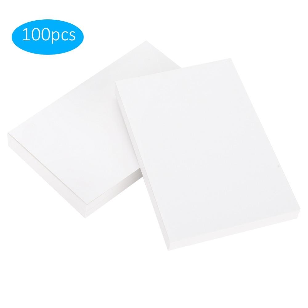 100pcs Textured White Cardstock Paper White Watercolor Paper Watercolor Paper Tagboard  Book Cover A