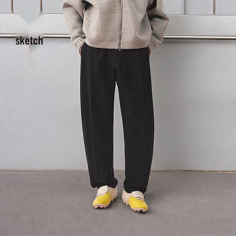 Men s 2026 Spring Knitted Wide-Leg Casual Pants M
