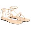 Zara Comfortable Minimalist One Strap Sandals Women sandals Beige 14601410102