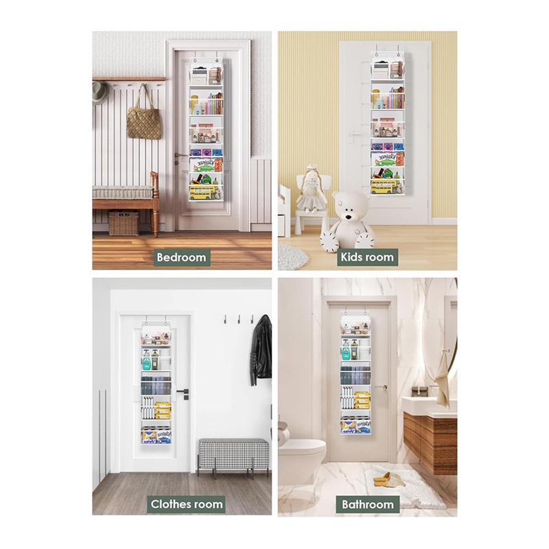 Multi-functional Fabric Hanging Bag for Behind the Door Multi-layer Storage Hanging Bag Miscellaneous Organizer Storage Hanging