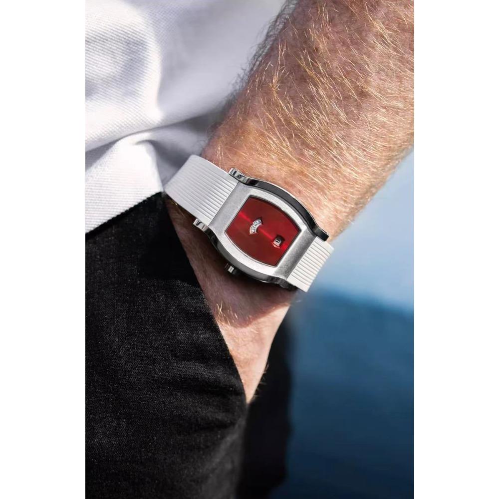 Specht & Söhne Men's Automatic Watch | Luxury Jump Hour Mechanical Wristwatch Stainless Steel Sapphire Crystal Reloj