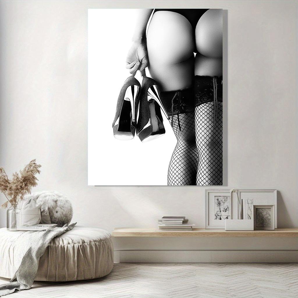 Black and White Sexy Woman Poster Nude Girls Canvas Print Painting Picture For Living Room Home Decor