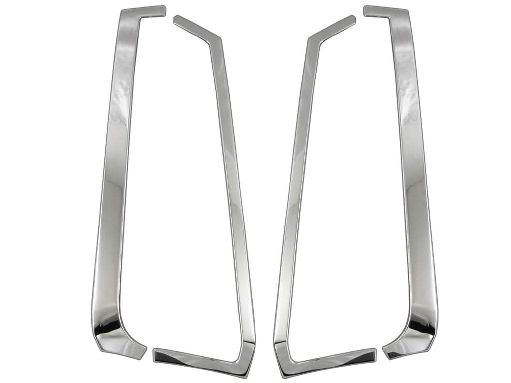 BRIGHTZ Mirror Stainless Steel Plated Tail Light Rings for Toyota Serena C28 Fits C 28 Ultra-High (4-Piece Set) (TAIL-095) - C28, FNC28, NC28, FC28,
