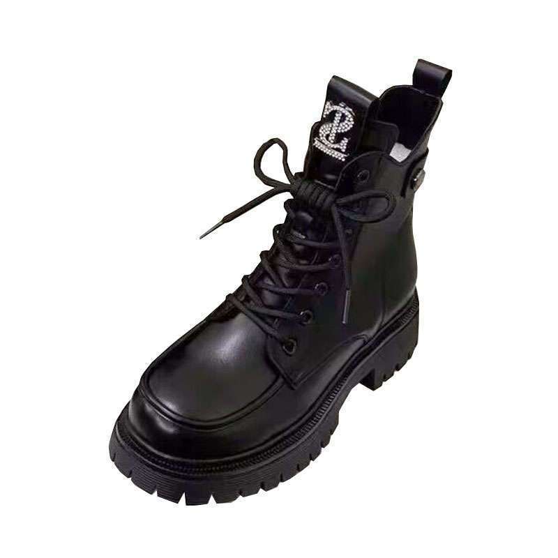 Martin Boots Women's Small British Style 2025 New Autumn Versatile Explosion Knight Boots Thick-soled Thin Short Boots